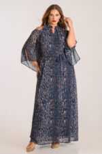 Φόρεμα μουσελίνα animal print - Image 6