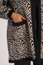 Ζακέτα animal print χνουδωτη - Image 3