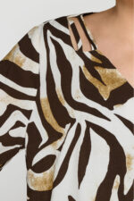 Μπλούζα animal print βουαλ - Image 3